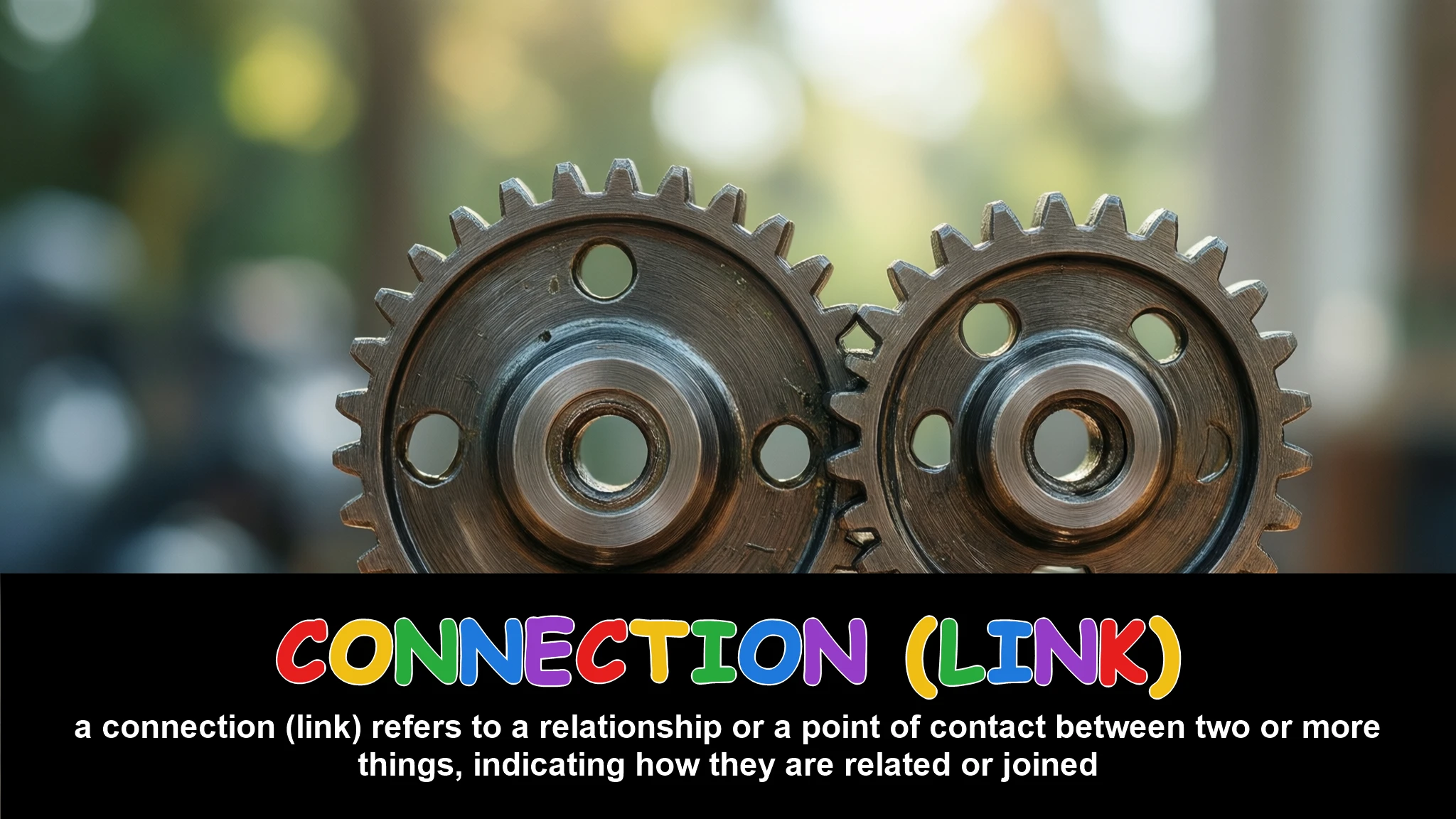 English Illustration for connection (link)
